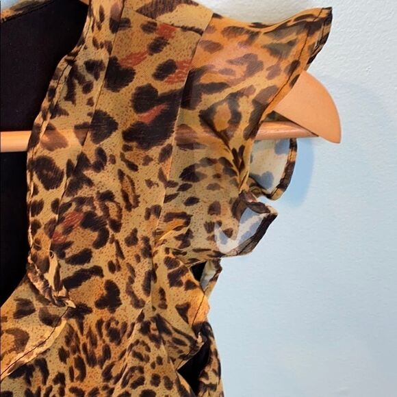 Jessica Tiger Patterned Dress 4P - Picture 3 of 5